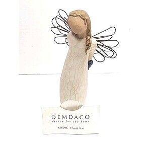 Vintage Willow Tree Angel Figurine “Thank You” #26096 Susan Lordi 5.5”